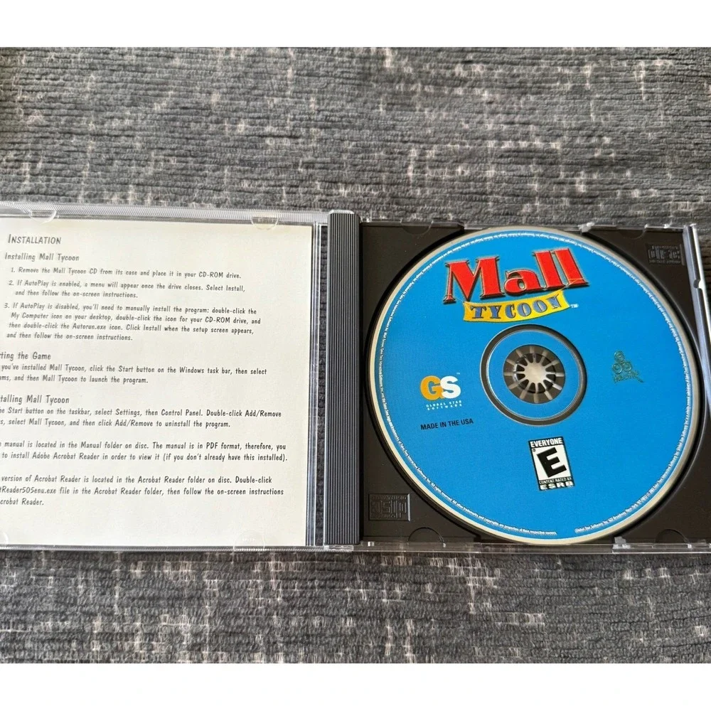 Star Mall Tycoon PC CD-ROM Retro Simulation Game